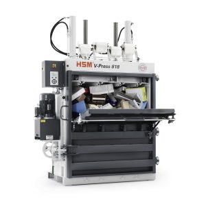 Индустриска преса за картон HSM V-Press 818 plus 18,5 тони, 185 kN, бали од 200 kg